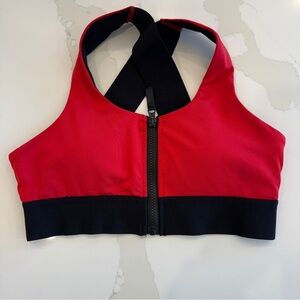 Minkpink Move Women's Red Sports Bra Size S Medium Support Activewear